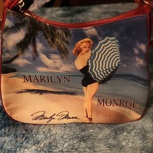 Marilyn Monroe Tropical Beach Shoulder Bag